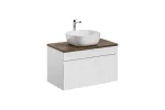 80 cm m&ouml;&ouml;blikomplekt koos lauaplaadiga ja lauaplaadile paigaldatava valamuga &bdquo;Smile set icw-b 80 cm 6254&ldquo;