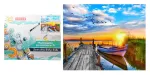 Painting by the numbers - 07329 - EVENING by the LAKE