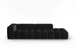 Velvet Right Modular Sofa, "Verona", 4 Seats, 265x85x70 Made in Europe