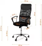 &bdquo;Funfit Xenos Compact&ldquo; kontoritool, must