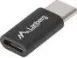 &bdquo;Lanberg&ldquo; USB-C &ndash; MicroUSB-adapter, must (AD-UC-UM-02)
