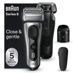 Braun Series 8 8567cc habemeajaja ja trimmer, must, h&otilde;bedane