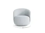 Swivel Armchair, "Savona", 1 Seat, 69x72.5x70.5 Made in Europe