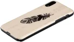 "SmartPhone Back Case iPhone XS Max" Indian Black