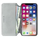 "Broby 4 Card Slim Wallet iPhone XS" Light grey