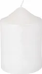 Candle white 10x7x7cm