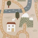 Children''s road mat Niels 100x150 cm