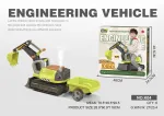 Multifunctional Green Excavator Rider with Trailer