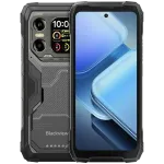 Blackview XPLORE 1X Rugged Phone 5G 6.78 inch FHD 2460x1080 120Hz + 2.01 inch 296x240 12/256Gb MT 7050 Octa-Core 2.4GHz 50MP Front 108+20MP Rear Cam Night vision WiFi6 NFC 10000mAh MIL-STD-810H Android 15 Black