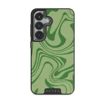Funky Sensation - Samsung Galaxy S25 Plus Case, Elite Dark (Magnetic) / Silver