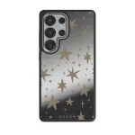 12 O'clock - Samsung Galaxy S25 Ultra Case, Elite Mirror Dark (Magnetic) / Silver