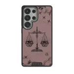Libra - Samsung Galaxy S25 Ultra Case, Elite Dark (Magnetic) / Silver / Pink