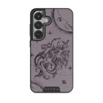 Virgo - Samsung Galaxy S25 Plus Case, Elite Dark (Magnetic) / Silver / Purple