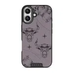 Taurus - iPhone 17 Case, Elite Dark (MagSafe) / Silver / Purple