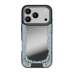 Looking Glass - iPhone 17 Pro Case, Elite Mirror Dark (MagSafe) / Silver
