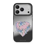 Follow Me - iPhone 17 Pro Case, Elite Mirror Dark (MagSafe) / Silver