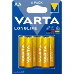 Patareid &ndash; VARTA Longlife AA 1,5 V, 6 tk.