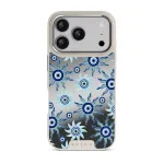 Blue Gaze - iPhone 17 Pro Case, Elite Mirror Light (MagSafe) / Silver