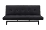 &bdquo;Bodil&ldquo; diivanvoodi &ndash; must / must PU &ndash; asendab toote 15549-288