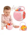 WOOPIE Shape Sorter Educational Piano for Kids Pink
