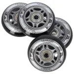 PU 70x24 82 A SCHWARZ (4 St.) + ABEC-9 (8 St.) SET NILS EXTREME