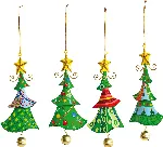 Metal Hanging Decoration Fir Tree