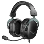 &bdquo;Fifine H9&ldquo; 7.1 ruumilise heliga stuudio-k&otilde;rvaklapid mikrofoniga, mustad