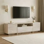 TV-alus, Hanah Home, travertiin, 180 x 46 x 35