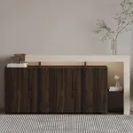 Konsool, Hanah Home, travertiin, p&auml;hklipuu, 170 x 80 x 35