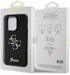 "GUHCP15XHG4SGK Glitter Script Big 4G iPhone 15 Pro Max" Black