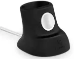 2in1 Silicone Charging Stand for Apple Watch and AirPods Black