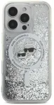 "Liquid Glitter Karl and Choupette Head MagSafe iPhone 16 Pro" Clear