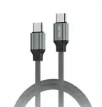65 W USB-C/USB-C kaabel, 1 m, must