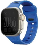 Stride Apple Watch 42/44/45/49mm FKM Rubber Strap Cobalt Blue