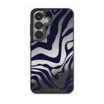 Vigilant - Samsung Galaxy S25 Case, Elite Mirror Dark (Magnetic) / Silver