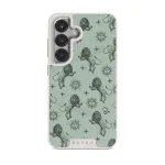 Leo - Samsung Galaxy S25 Plus Case, Elite Light (Magnetic) / Silver / Turquoise