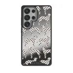 Buddy - Samsung Galaxy S25 Ultra Case, Elite Mirror Dark (Magnetic) / Silver