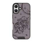 Virgo - iPhone 17 Case, Elite Dark (MagSafe) / Silver / Purple