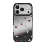 Tricked Me - iPhone 17 Pro Case, Elite Mirror Dark (MagSafe) / Silver