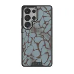 Distorsion - Samsung Galaxy S25 Ultra Case, Elite Dark (Magnetic) / Silver