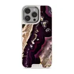 Purple Skies - Marble iPhone 16 Pro Case, Elite Light (MagSafe) / Silver