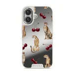 Cougar - iPhone 16 Case, Elite Mirror Light (MagSafe) / Silver