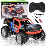 Remote-controlled off-road vehicle 4x4 Amphibious driving on water and land RC0778