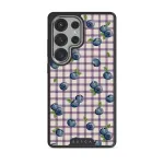 Blueberry Muffin - Samsung Galaxy S25 Ultra Case, Elite Dark (Magnetic) / Silver