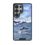 Retro Splash - Samsung Galaxy S25 Ultra Case, Elite Dark (Magnetic) / Gunmetal