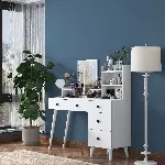 Meigelaud, Hanah Home, valge, 125 x 93,8 x 40, cm