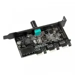 Lamptron CFM36 Fan and RGB LED Controller for PCI Slot - Black