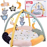 Soft educational mat with a CLOUD arch in muted colors ZA5590