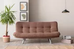 3-kohaline diivanvoodi, Hanah Home, Misa, helepruun, 180 x 110 x 40