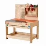 MASTERKIDZ Montessori STEM puidust t&ouml;&ouml;tuba koos t&ouml;&ouml;riistadega